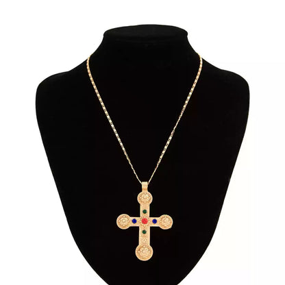 Jolene Multi Layer Cross Necklace