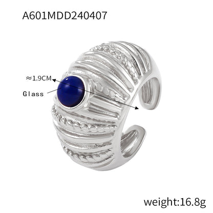 Hallee Geometric Inlay Ring