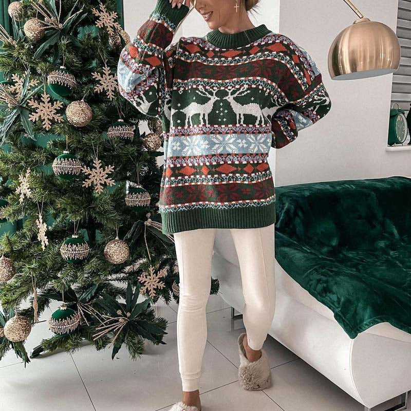 Christmas Sweater with Festive Motif