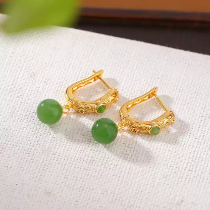 Saylor Jade Drop Earrings