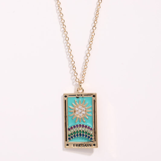 Erynn Gold-plated Tarot Necklace