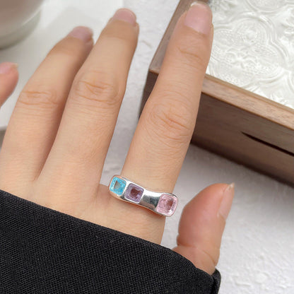 Sela Multi-gem Adjustable Ring