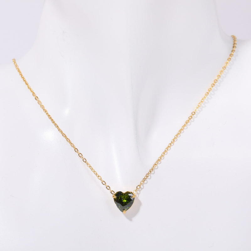 Maryella Birthstone Love Necklace