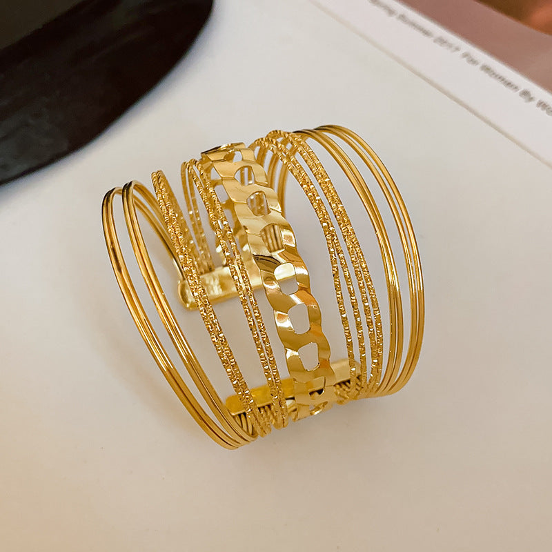 Cyra Statement Cuff Bracelet