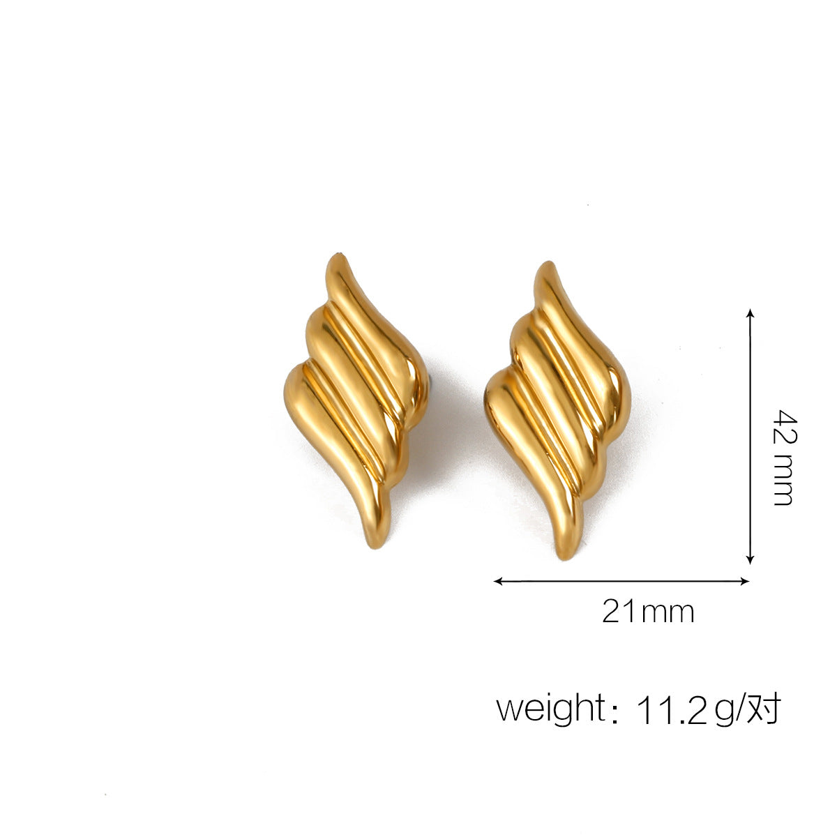 Katlyn Elevated Gold Geometric Earrings