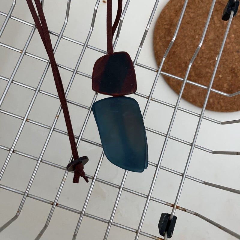 Remmi Abstract Resin Necklace