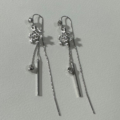 Anahita Snowflake Drop Earrings
