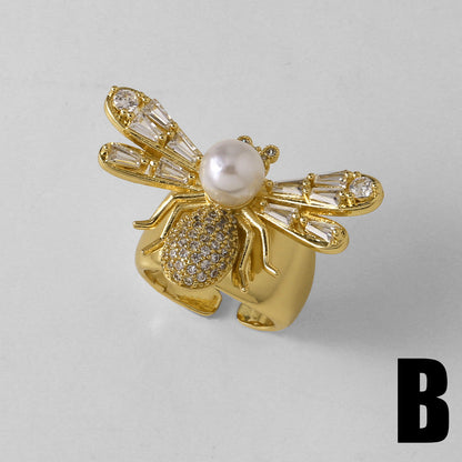 Rosanna Sparkling Bee Ring