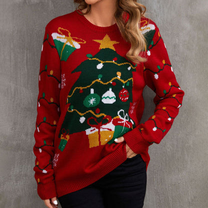 Fun Christmas Knit Sweater for Women