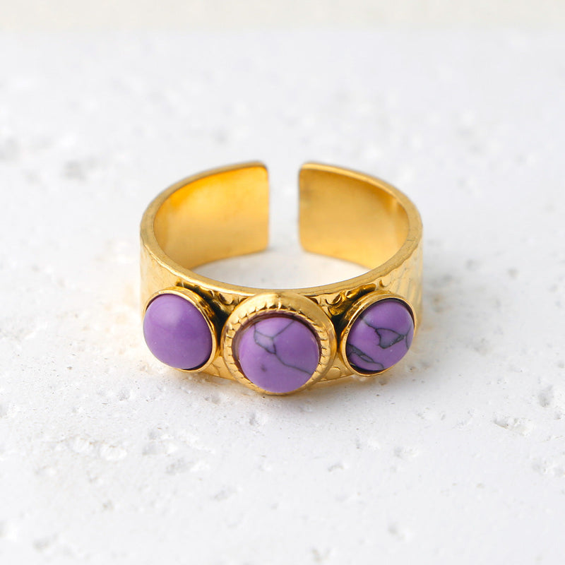 Thais Gold Statement Open Ring