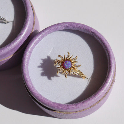 Aariyah Opal Zirconia Pendant Necklace