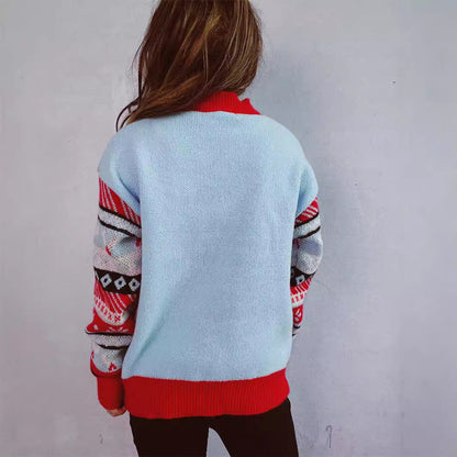 Women's Christmas Sweater with Festive Motif and High-Quality Materials R&B