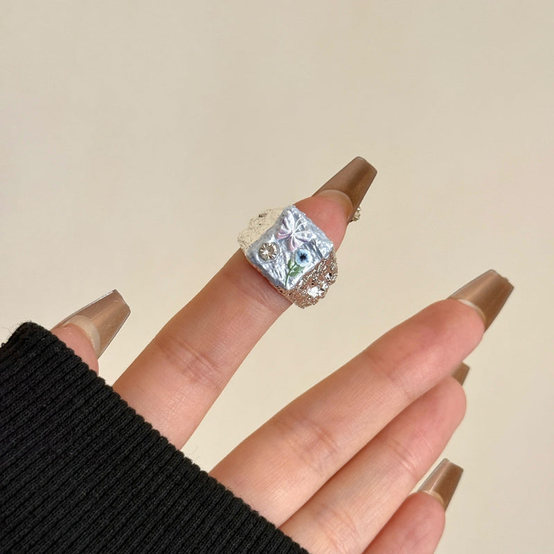 Madison Enamel Butterfly Ring