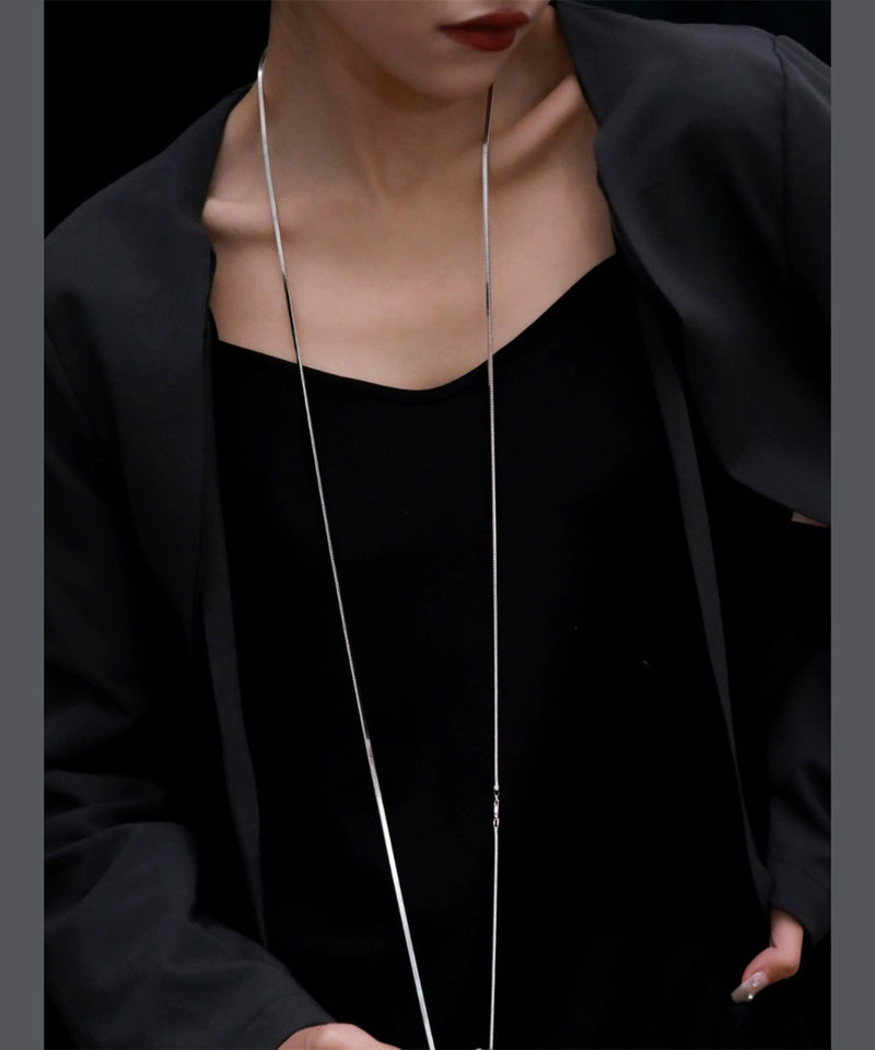 Original Design Sterling Silver Layered Necklace Po068
