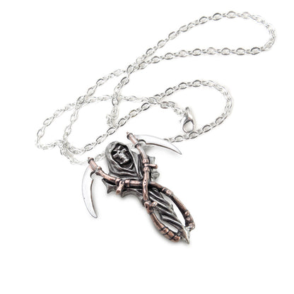 The Grim Reapers Arms Pendant Necklace by Alchemy Gothic