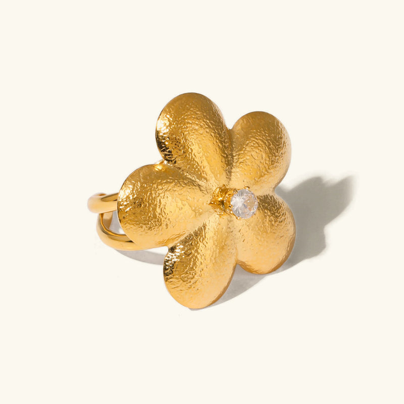 Flora Gold Petal Ring