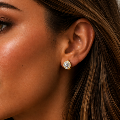 "portofino" 1 Carat Lab Diamond Earrings