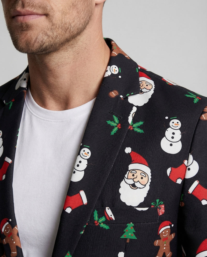 Men's Christmas Blazer Slim Fit