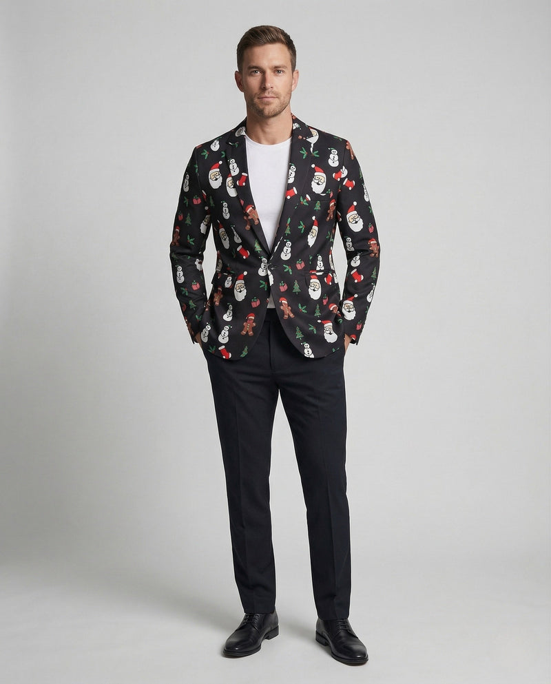Men's Christmas Blazer Slim Fit