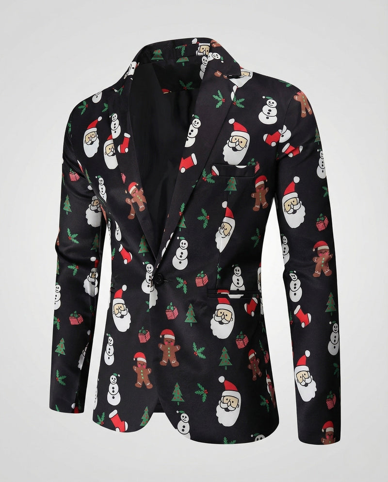 Men's Christmas Blazer Slim Fit
