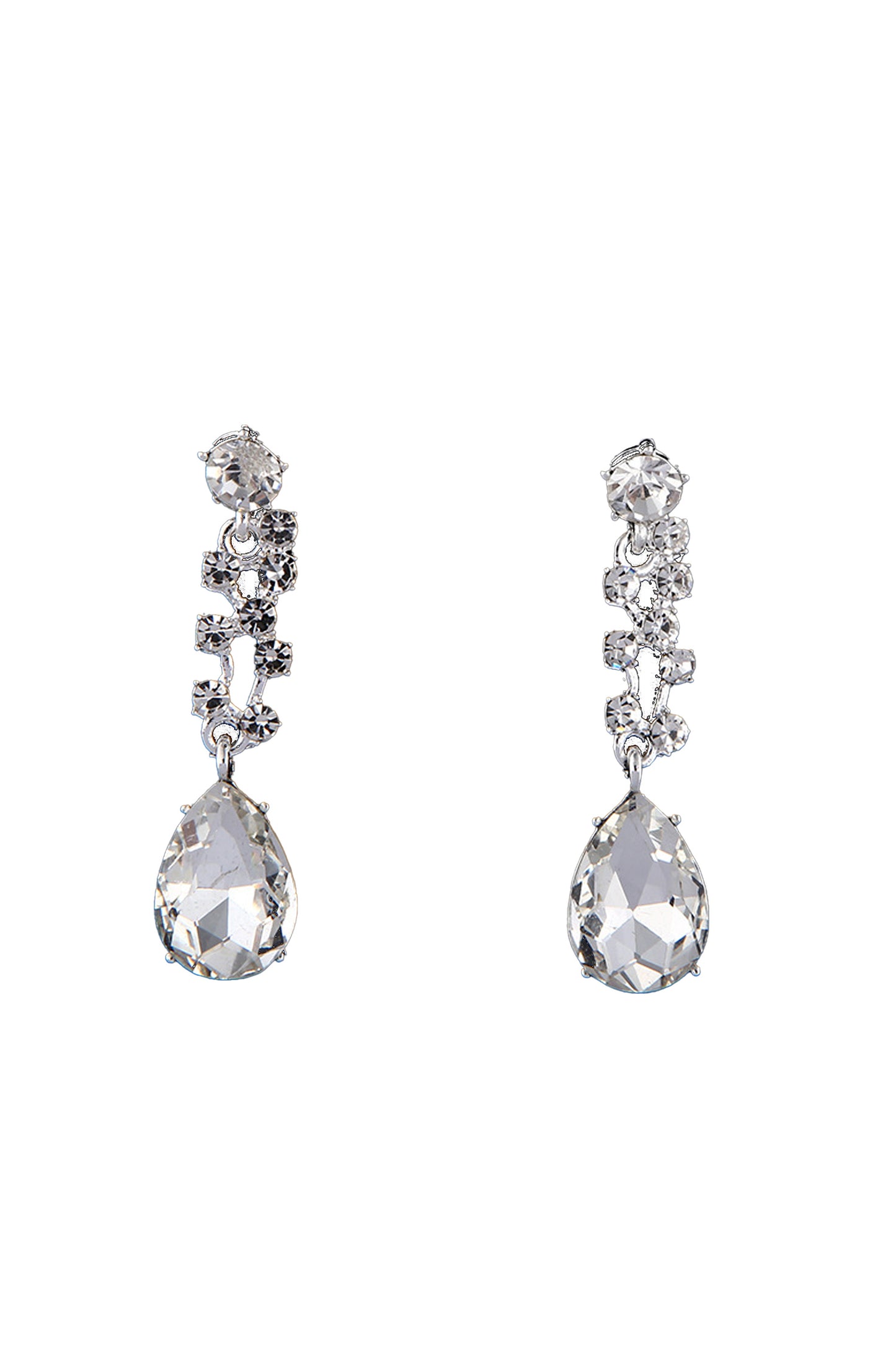 Rudolf Silver Crystal Earrings