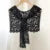 Korean Style Decorative Fake Collar Shawl Wrap Hollow Out Embroidery Sunflower Leaves Lace Necklace Short Poncho Capele