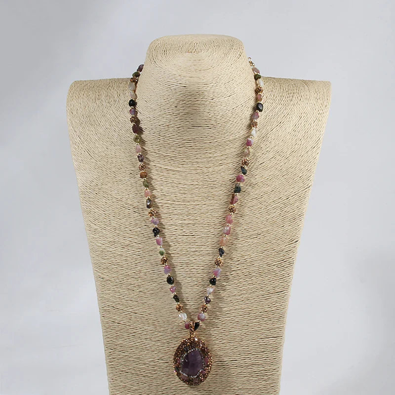 Baroque Chip Stone Necklace