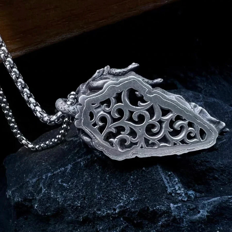 Handcrafted Sterling Silver Medusa Necklace