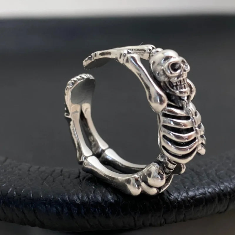 Sterling Silver Skeleton Ring