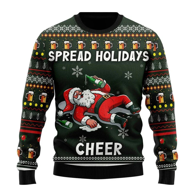 Karl Men's Fun Beer Christmas Sweater