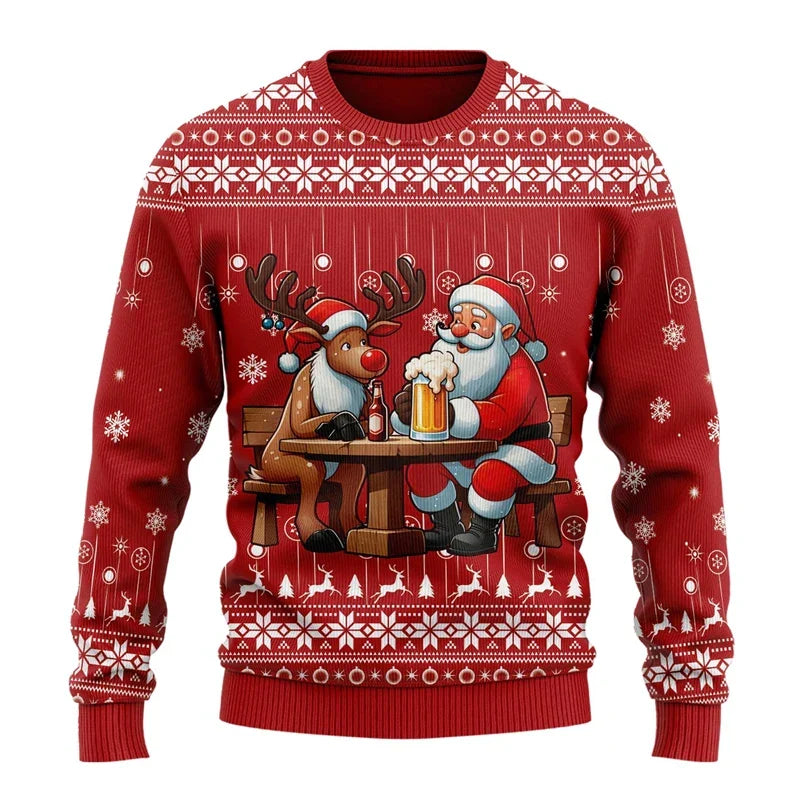 Karl Men's Fun Beer Christmas Sweater