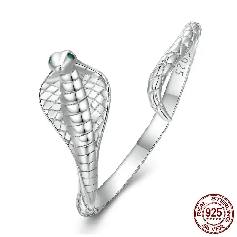 Sterling Silver Cobra Ring