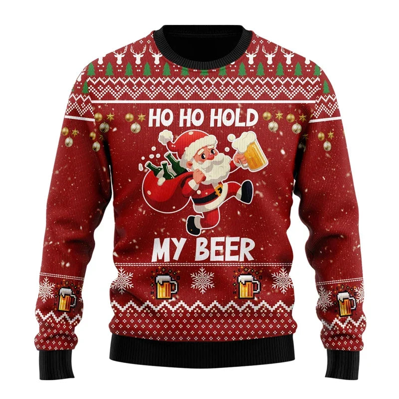 Karl Men's Fun Beer Christmas Sweater
