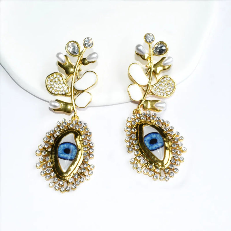Vine & Eyes Dangle Earrings
