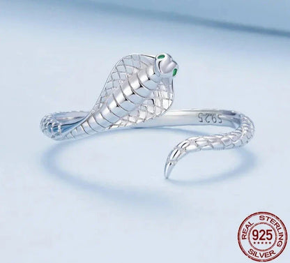 Sterling Silver Cobra Ring
