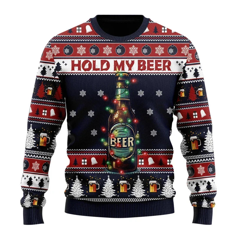 Karl Men's Fun Beer Christmas Sweater