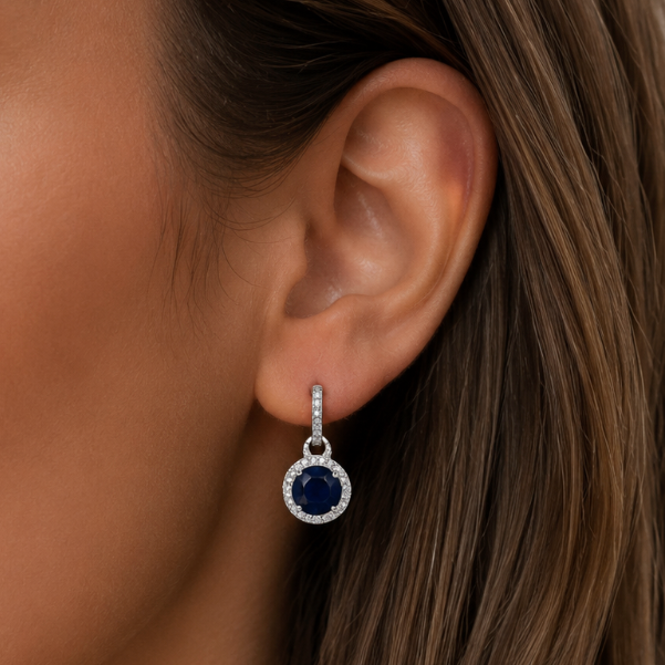 “ari” 18k White Gold Plated Luxe Earrings