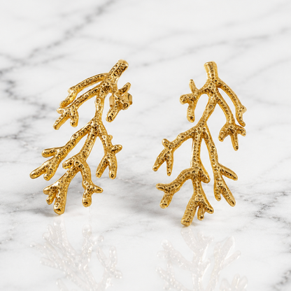 “cora” Gold Reef Earrings