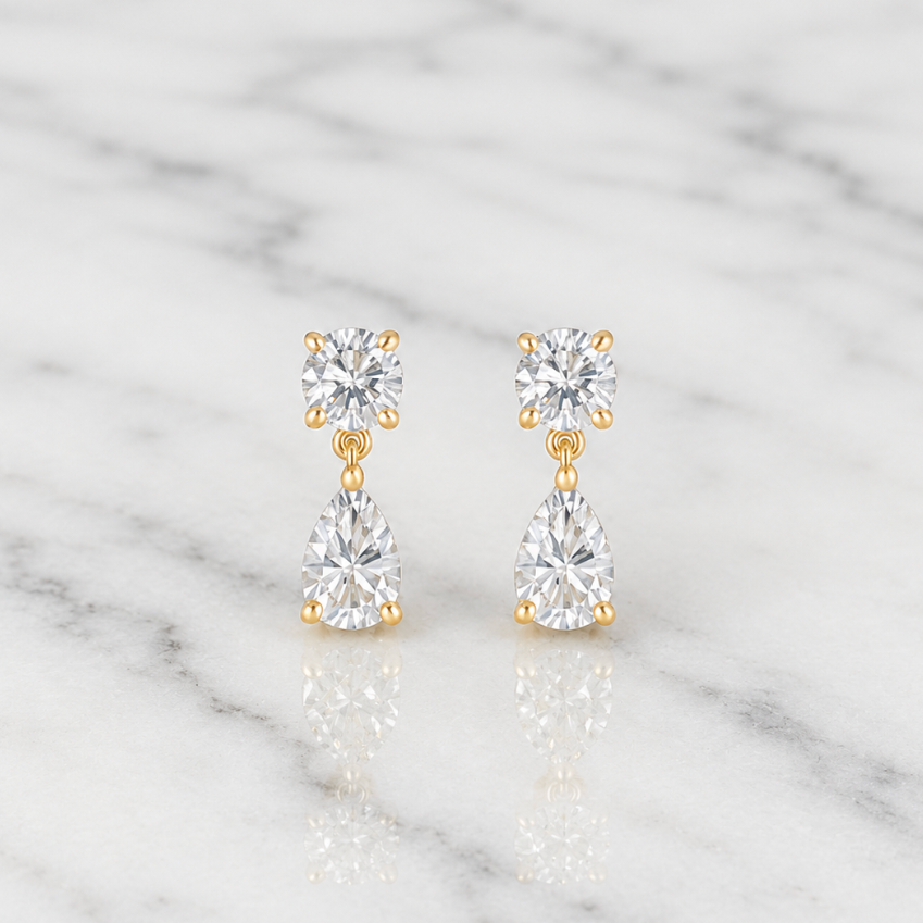 "odelia" Lab Diamond Earrings