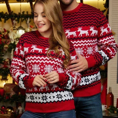 - Ugly Christmas Sweater - Cozy Knit Sweater in Scandinavian Style