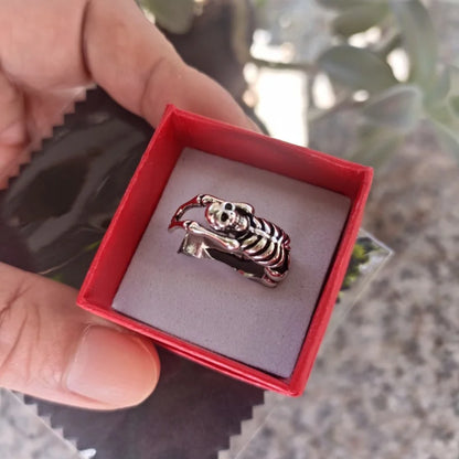 Sterling Silver Skeleton Ring