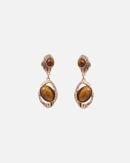 Eisley Tiger Eye Earrings