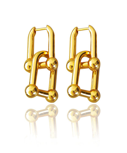 Gold Plated Hoop Earrings