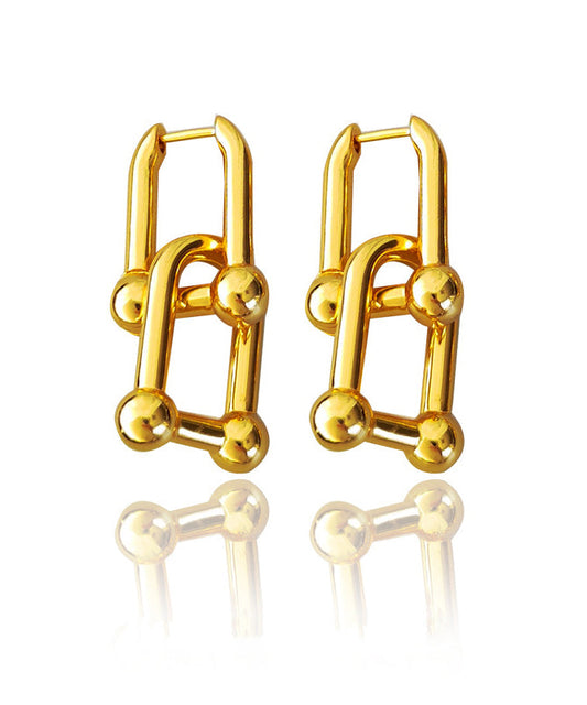 Gold Plated Hoop Earrings