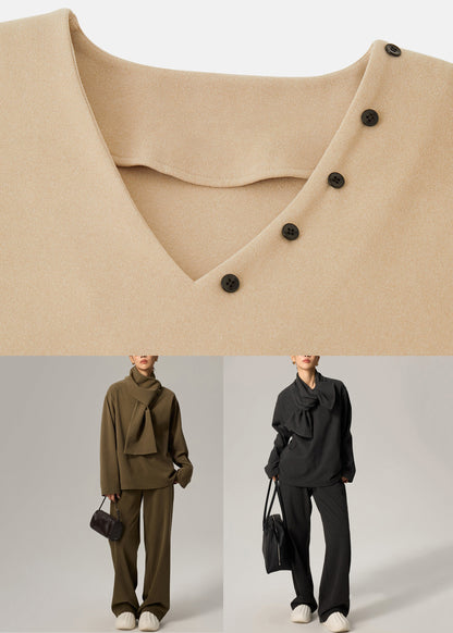 Light Camel Original Design Cotton Three Pieces Set