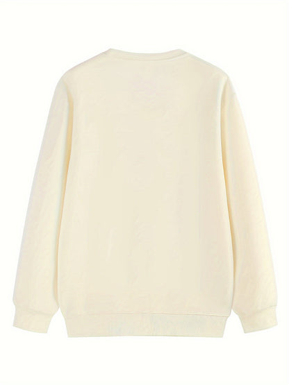 Sweatshirt with Christmas Motif Cotton Merry Christmas Design