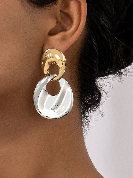 Geometric Drop Earrings