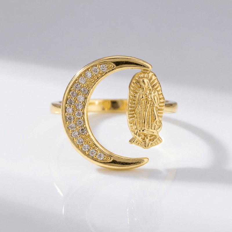 Silver Faith Trinity Ring - (adjustable)