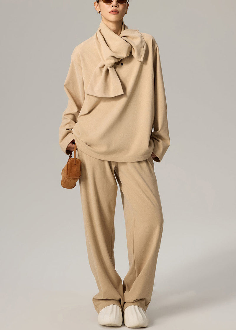 Light Camel Original Design Cotton Three Pieces Set