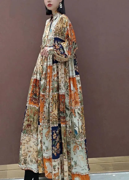 Style Tunics Lapel Exra Large Hem Vestidos De Lino Spring Dresses